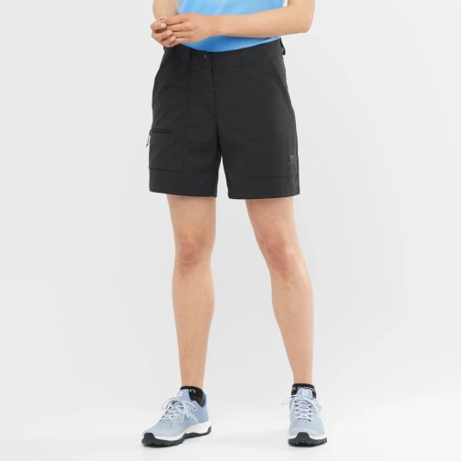 Pantalones Cortos Para Correr Salomon Outrack Mujer Negros | MX ULZR605